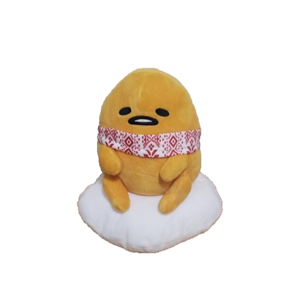 2022 Gudetama Plush The Lazy Egg w/ Christmas Holiday Scarf 9" Plush
